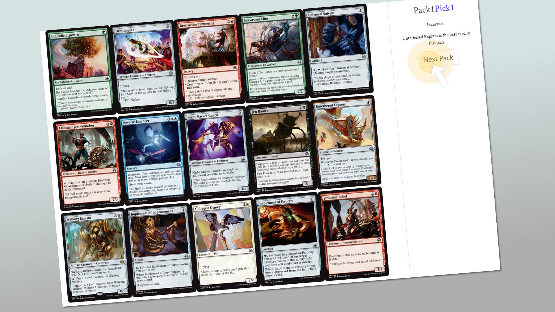 Magic Pack 1 Pick 1